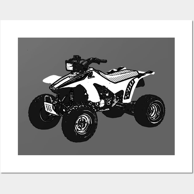 TRX 250R 1986 Wall Art by AdorableBadassRacing